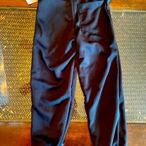 Girls black softball pants